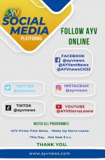 FOLLOW AYV ONLINE - AYV Media Empire Sierra Leone, London, Ghana and ...