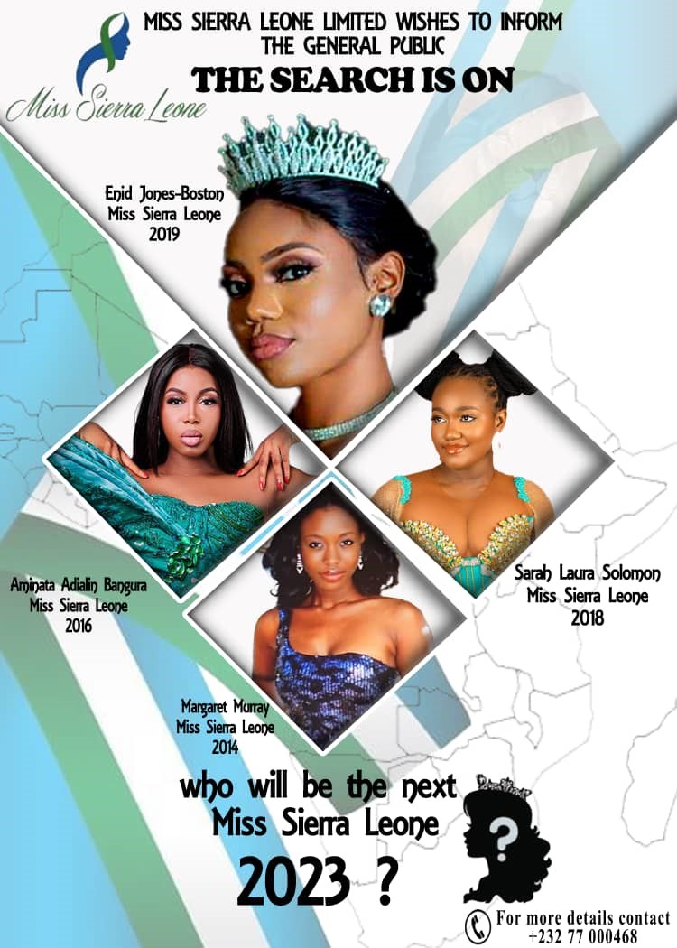 Miss Sierra Leone Limited launches ‘Search for the next Beauty Queen 2023' AYV Media Empire