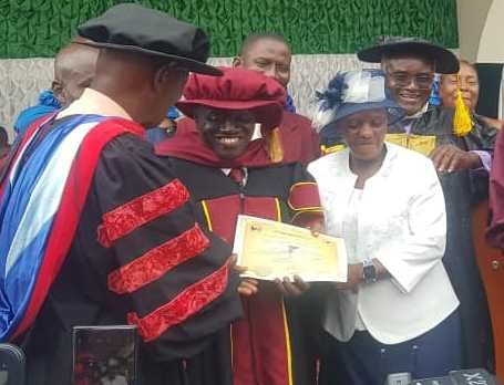 As G.A.T graduates 700 Ministers: Pst. Mambu conferred with Honorary ...