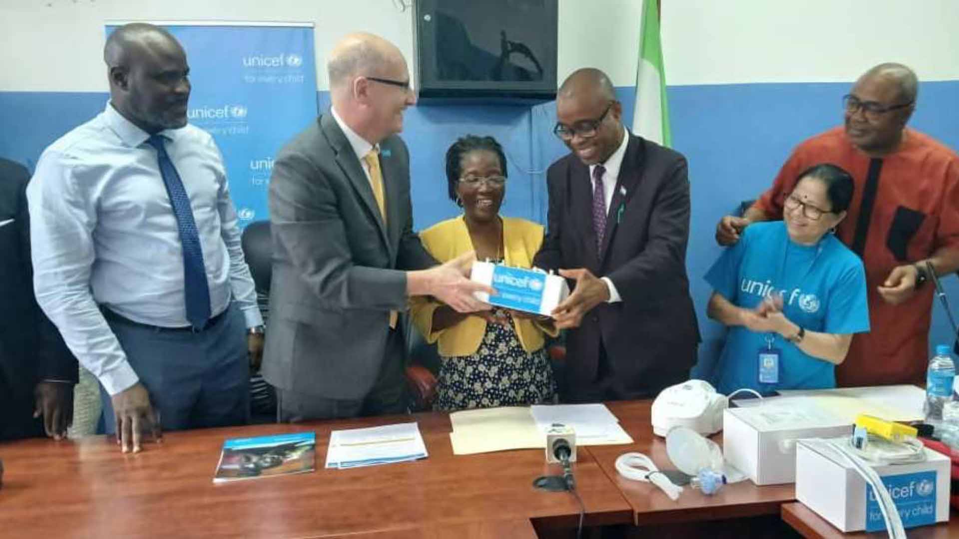 UNICEF hands over $300,000 worth of equipment to Health Ministry