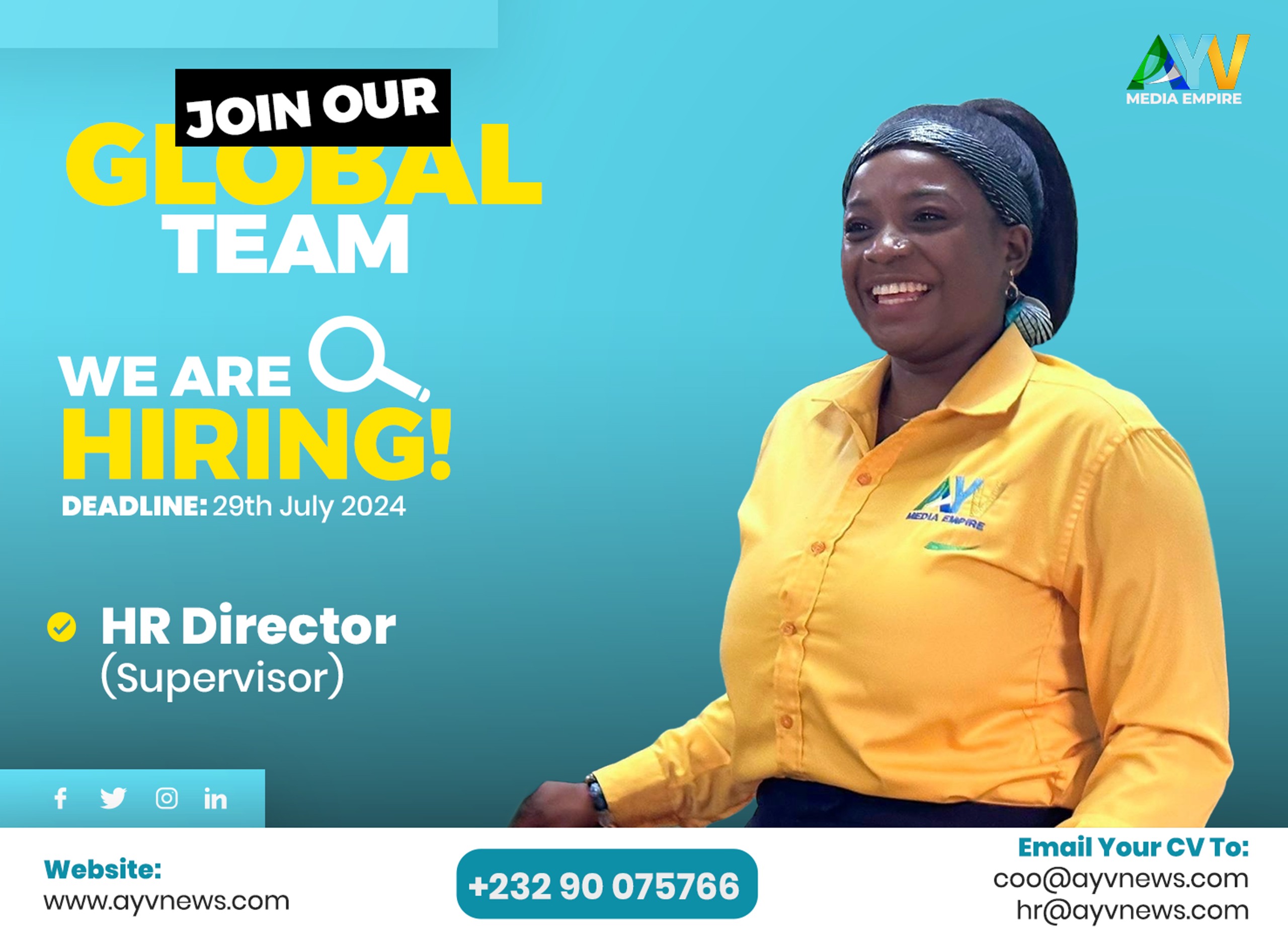 Job Advert HR Director