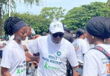 Labour Minister joins Mental Health Walk